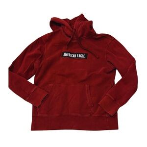 American Eagle Embroidered Logo Hoodie